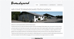 Desktop Screenshot of braendgaard.com